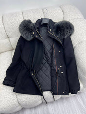 LP 26S FUR-COLLAR KNIT JACKET 473