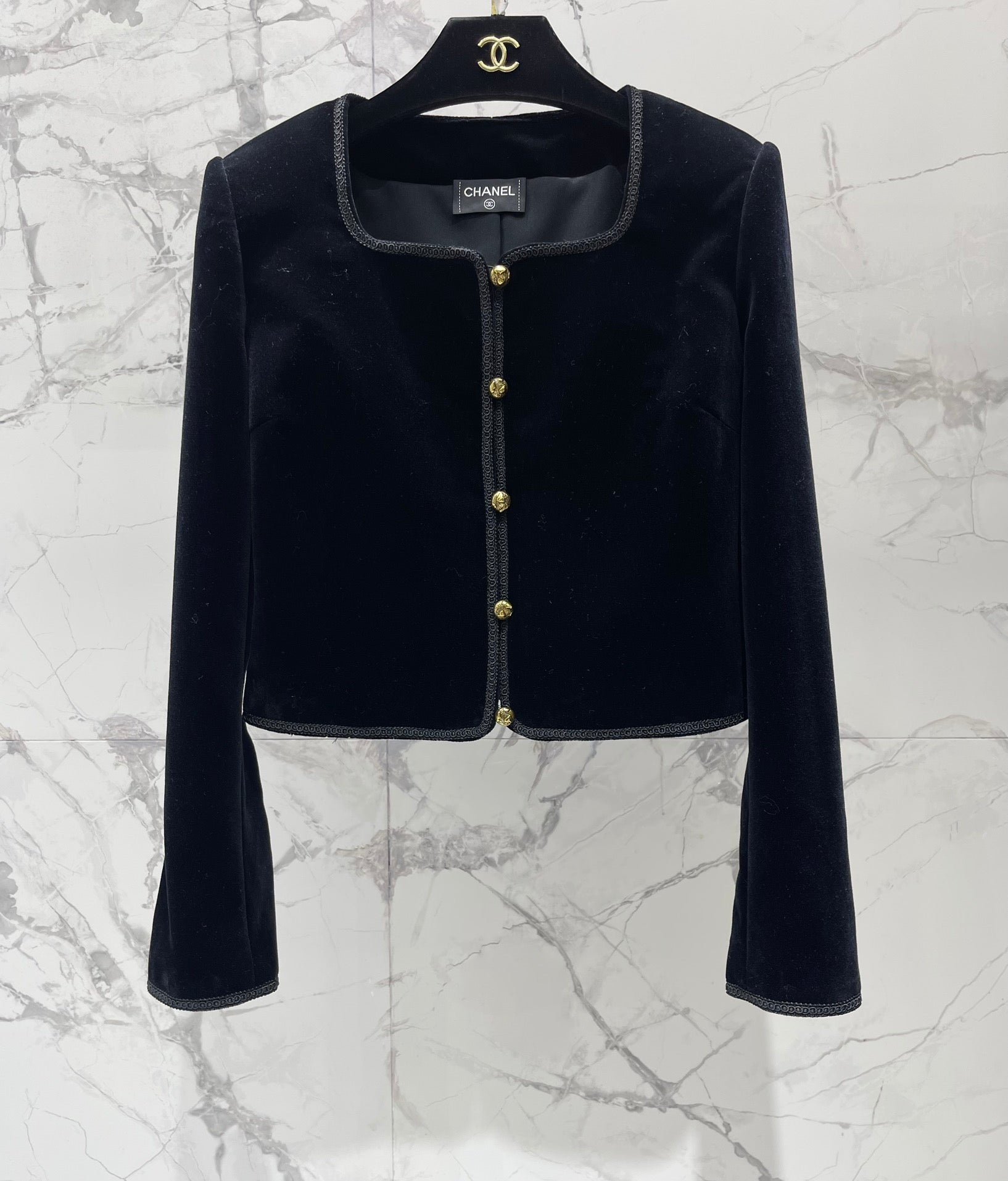 CHANEL 26S VELVET JACKET 728