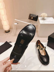 MARY JANE BLACK LAMBSKIN 24