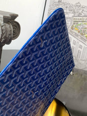 SENAT POCHETTE IN SKY BLUE GOYARDINE CANVAS