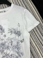 CD T-Shirt White Cotton Style 2