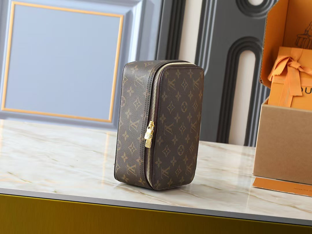 PACKING CUBE MM/PM/GM IN BROWN MONOGRAM CANVAS