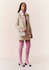 MARY JANES IVORY BLACK VELVET