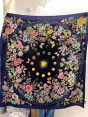 DIOR 26S SCARF 140CM IN CASHMERE SILK 309359