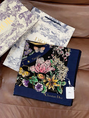 DIOR 26S SCARF 140CM IN CASHMERE SILK 309359