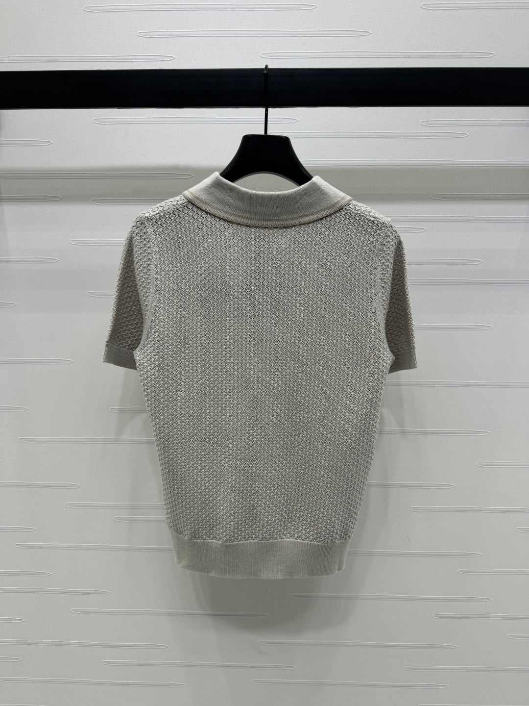 MIUMIU SHORT-SLEEVE KNIT POLO 269487
