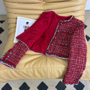 CHANEL 25S TWEED COAT 287