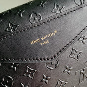MONTSOURIS BACKPACK 27 IN BLACK MONOGRAM BOLD COATED CALFSKIN