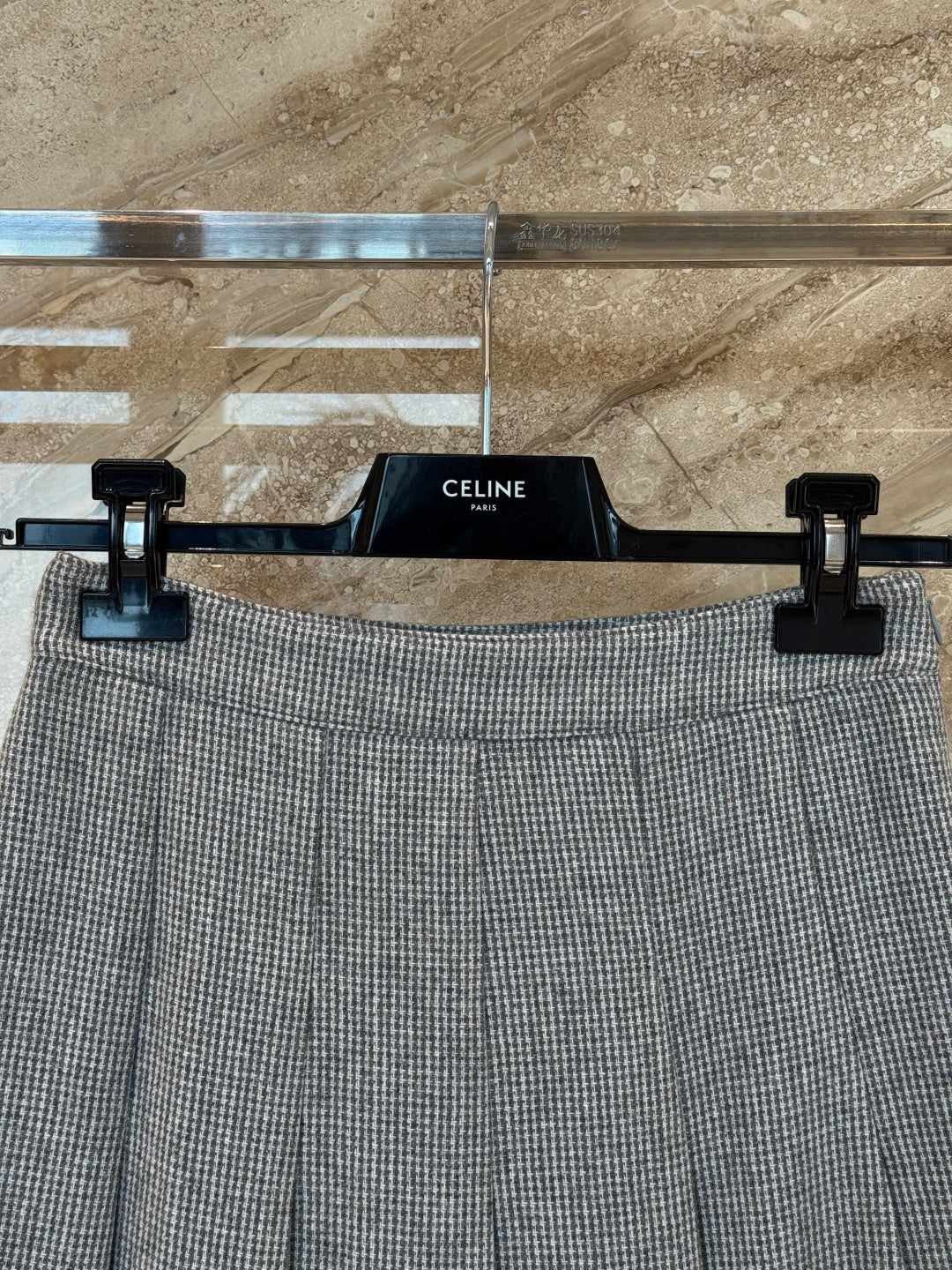 CELINE 25S PLEATED SKIRT 0086