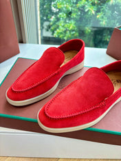 LP LOAFERS 25S IN RED CASHMERE