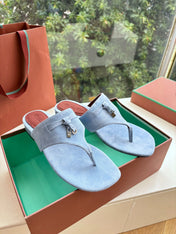 LP THONG SANDALS 25S IN SKY BLUE SUEDE
