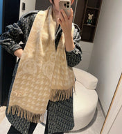 CHANEL 25S SCARF 180 CM IN CASHMERE 942938