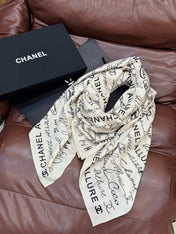 CHANEL 25S SCARF 135 CM IN CASHMERE SILK 943693