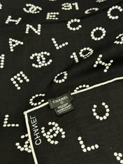 CHANEL 25S SCARF 135 CM IN CASHMERE SILK 943694