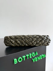 KELIMERO CHA-CHA CLUTCH 28.5 IN DARK GREEN LAMBSKIN