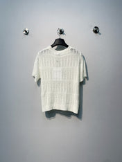 CHANEL 26S SHORT-SLEEVE KNIT TOP STYLE 1084