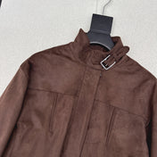 HERMES 25S SUEDE JACKET 344