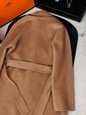 HERMES 25S REVERSIBLE LONG CASHMERE COAT 242
