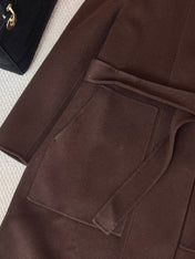 HERMES 25S REVERSIBLE LONG CASHMERE COAT 237