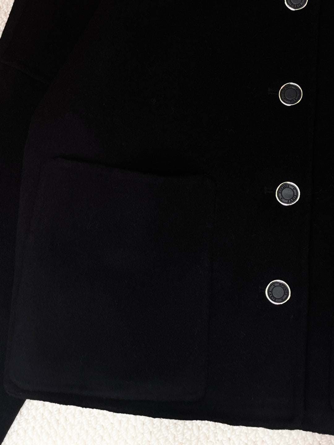 HERMES 25S SHORT CASHMERE COAT 211