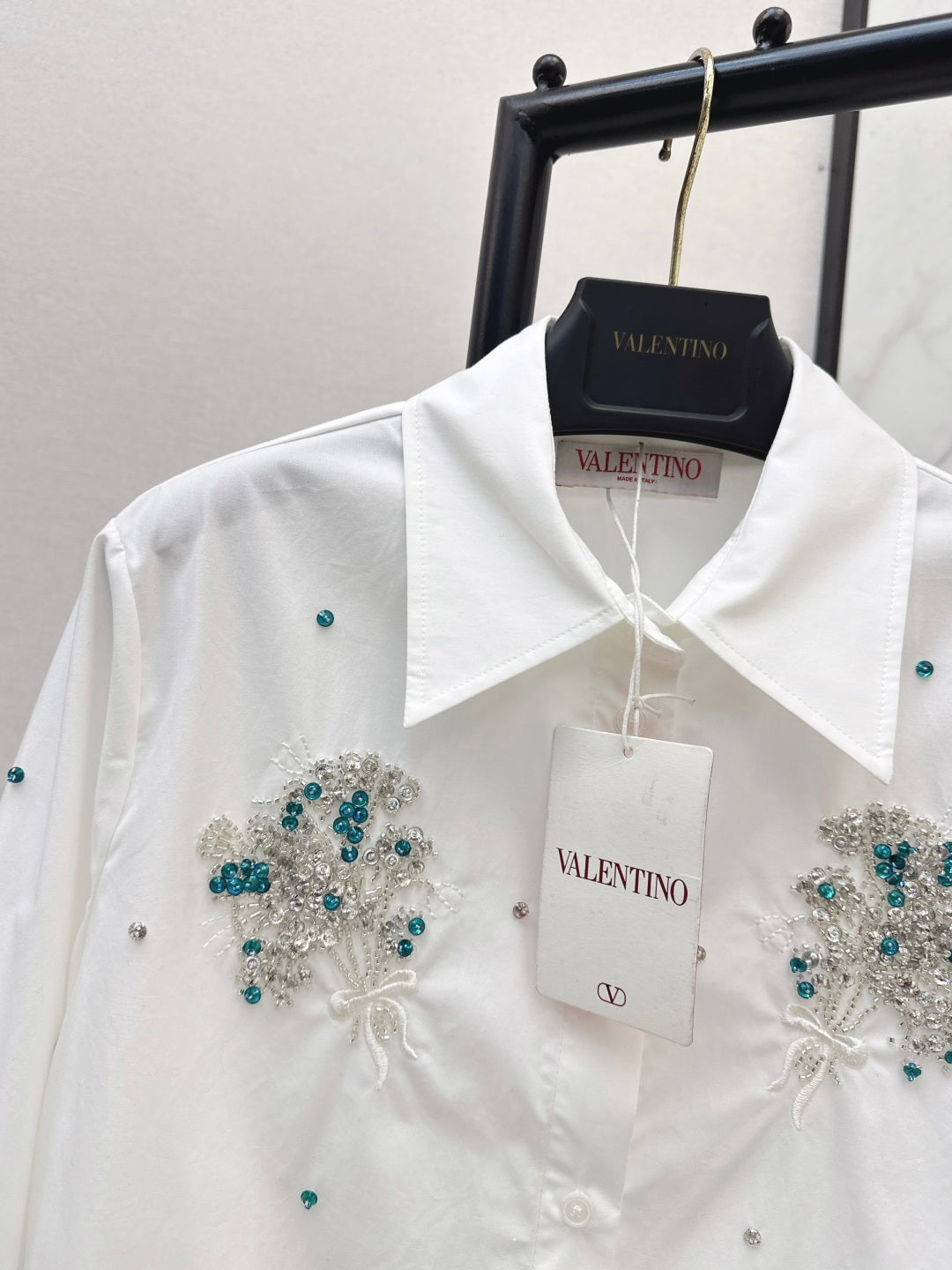 VALENTINO 26S EMBELLISHED SHIRT STYLE 58