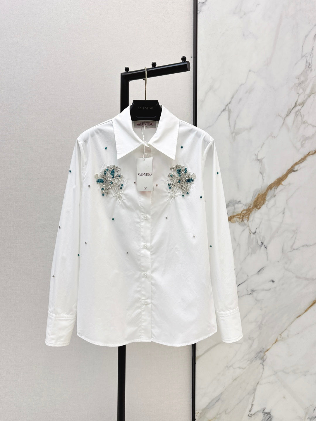 VALENTINO 26S EMBELLISHED SHIRT STYLE 58
