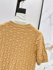 HERMES 26S SHORT SLEEVE SWEATER 545