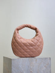 YSL 25S ICARINO 17 IN HORTENSIA QUILTED CALFSKIN GOLD HARDWARE