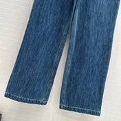 Loewe Straight Jeans Blue Cotton