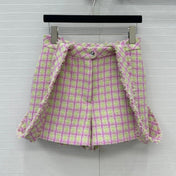 CC HIGH-WAISTED TWEED SHORTS 268288