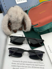 RECTANGULAR FRAME SUNGLASSES G51806 IN METAL