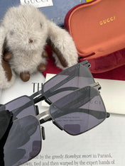 RECTANGULAR FRAME SUNGLASSES 1862 IN METAL