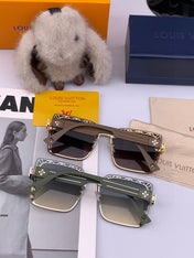 SQUARE SUNGLASSES L6191 IN ACETATE