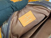 LV 25S DANUBE BAG 21 IN DARK BROWN MONOGRAM ARCHIVE GOLD HARDWARE