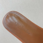 LP HIGHT TOP FLAT SLIPPERS TAWNY CALFSKIN