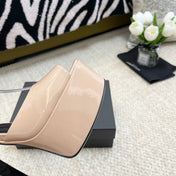 SL JODIE PLATFORM SANDALS BISQUE POLISHED CALFSKIN