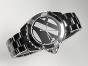 J12 38mm Automatic Limited Untitled H5582 Black Ceramic Black Steel Dial