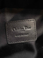 DIOR 25S TRAVEL BACKPACK 31 IN BLUE CANVAS OBLIQUE JACQUARD