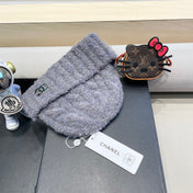 BEANIE HAT IN COOL GRAY WOOL 413327