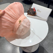DIOR 26S PLEATED WIDE-BRIM BUCKET HAT STYLE 14