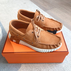 KETCH SNEAKER IN BRONZE BROWN SUEDE