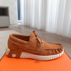 KETCH SNEAKER IN BRONZE BROWN SUEDE