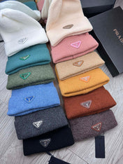 BEANIE HAT IN WHITE WOOL 332394