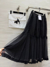DIOR 25S LONG TULLE SKIRT STYLE 027