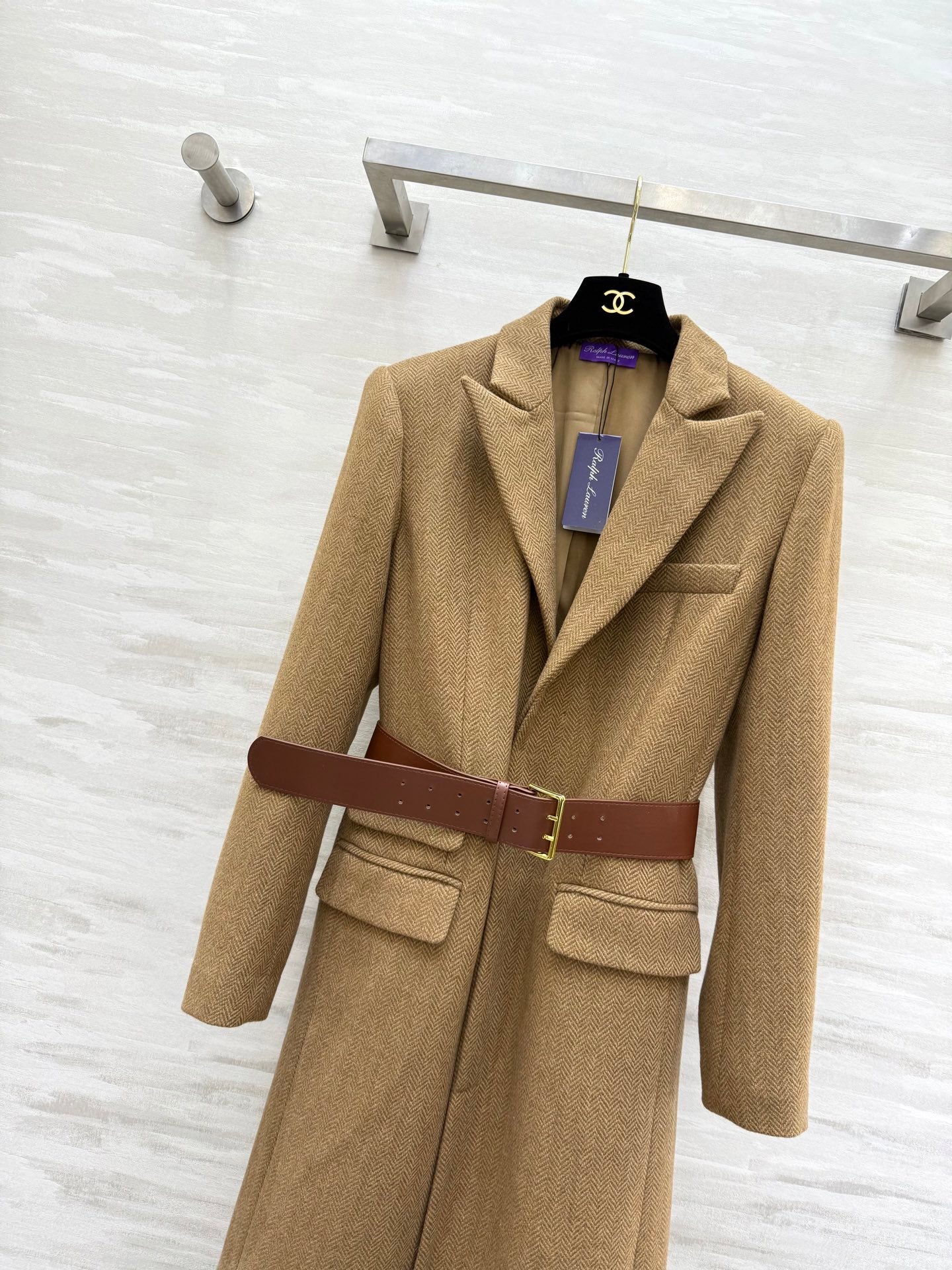 RALPH LAUREN LONG WOOL COAT STYLE 190