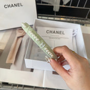 HEADBAND GREEN PASTEL SILK 168620