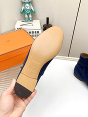 WOMEN'S NEO ANKLE BOOT IN COBALT BLUE SUEDE