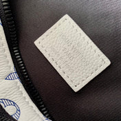 RUSH BUMBAG 30 IN WHITE MONOGRAM SHADOW CALFSKIN