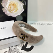 MEDIUM BROWN SHEARLING HEADBAND 151381