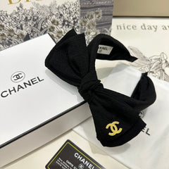 BLACK FABRIC HEADBAND WITH BOW 168569